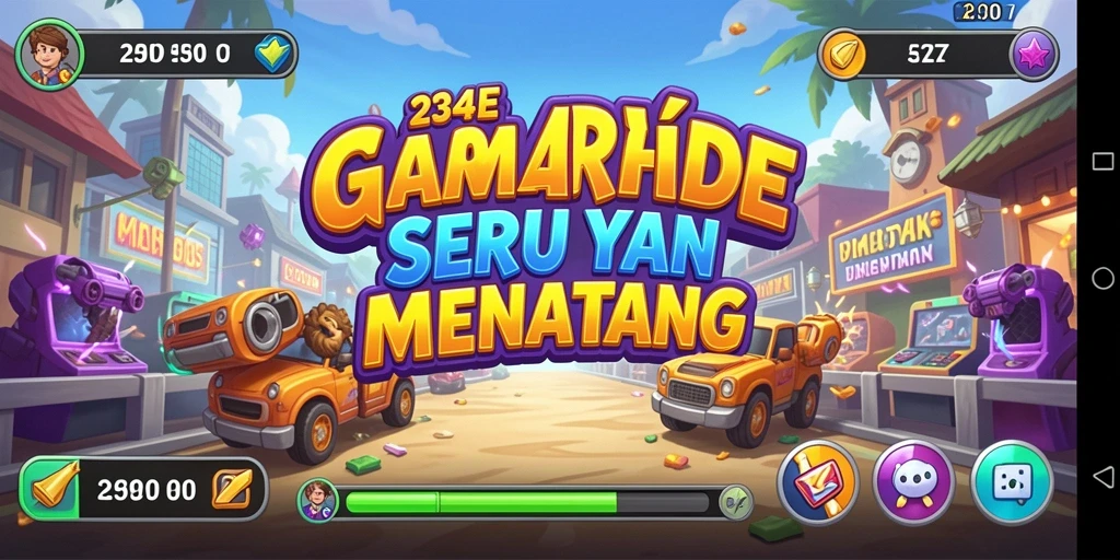 Screenshot gameplay 234E menampilkan aksi seru dalam permainan Arcade.