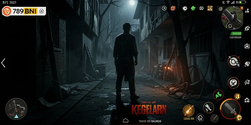 Screenshot gameplay 789BNI menampilkan aksi seram dan ketegangan yang mendebarkan.