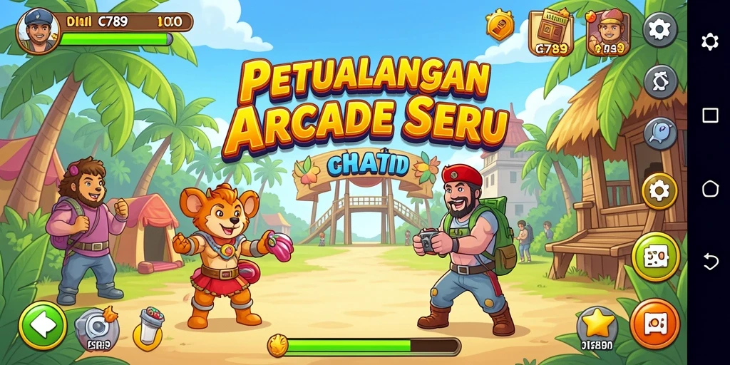 Gameplay seru C789 dengan berbagai rintangan dan musuh menunggu.