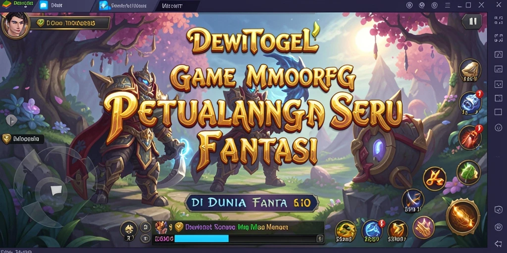 Tampilkan aksi seru dalam dunia DEWITOGEL sebagai MMORPG.
