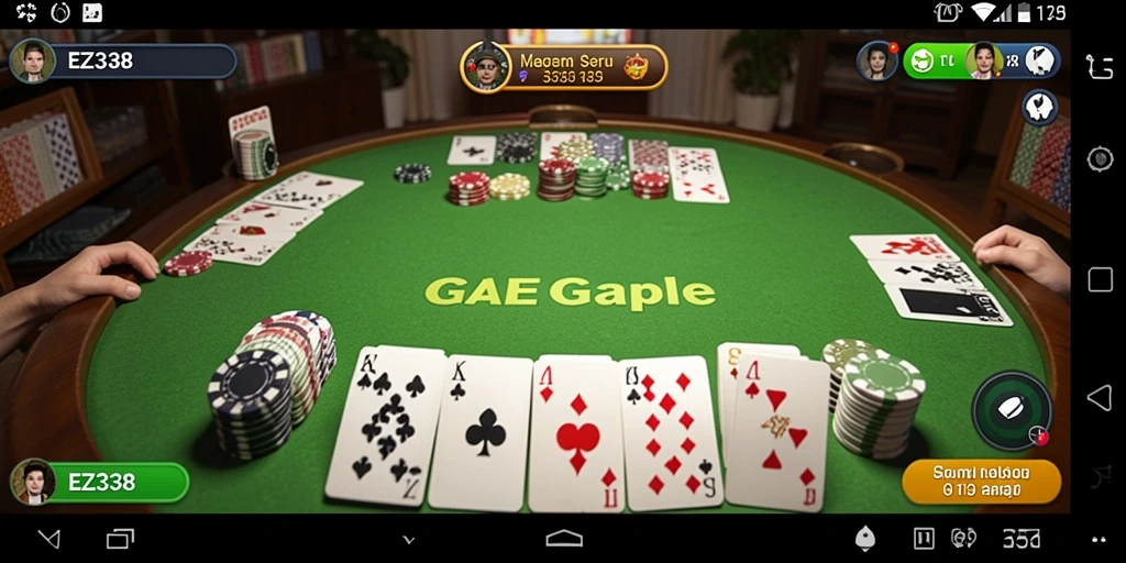 Tampilan gameplay EZ338 yang menarik dan interaktif.