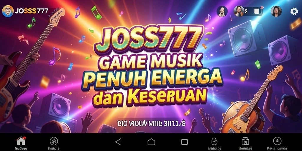 Tampilan gameplay JOSS777 yang menarik dan penuh warna.