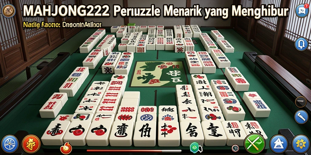Screenshot gameplay MAHJONG222 yang menarik dan menantang.