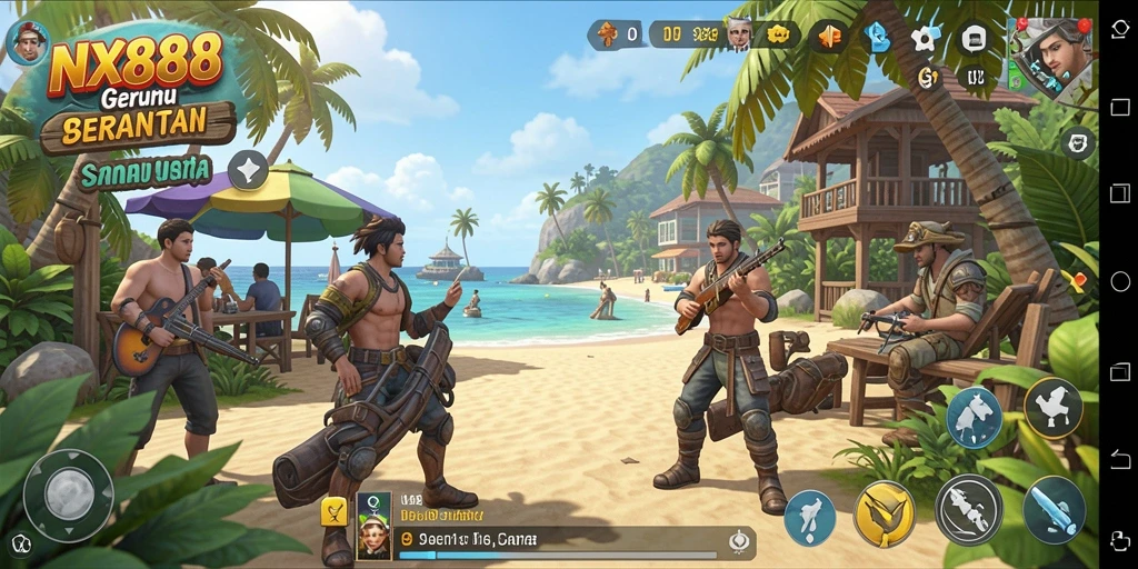 Gameplay NX888 yang seru dan interaktif dalam suasana santai.