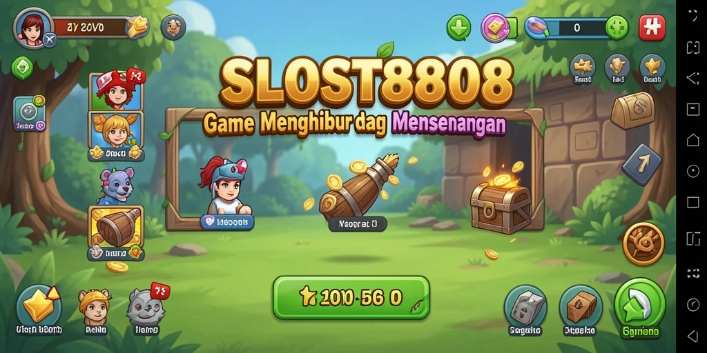 Tampilan gameplay SLOST8808 yang menarik dan menawan.