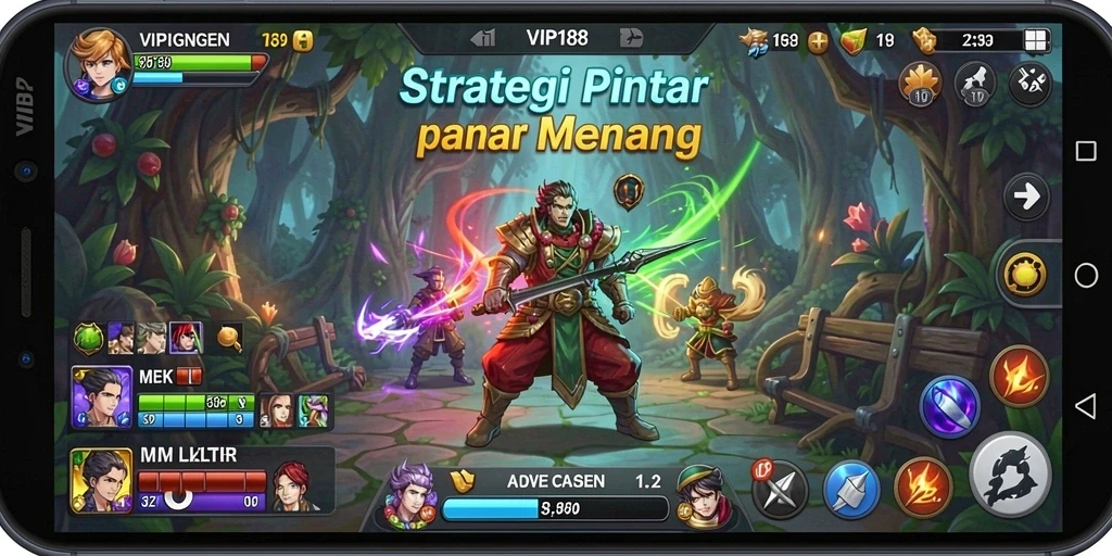 Screenshot utama VIP188 menampilkan action gameplay yang kompetitif dan strategis.