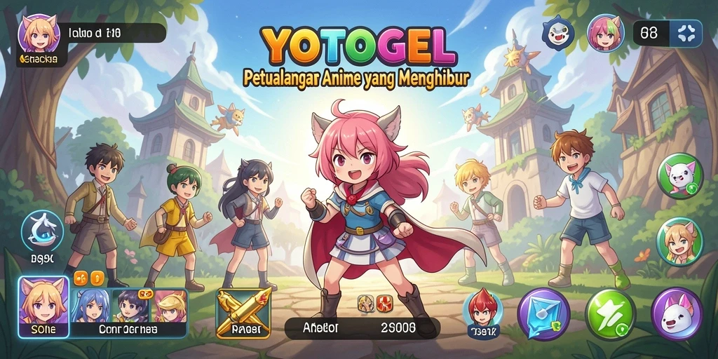 Tampilan gameplay menarik YOTOGEL dalam aksi penuh warna.